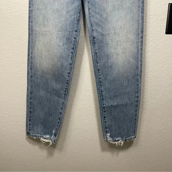 Pistola Light Wash High Rise Denim with Distressed Hem Size 26 - Picture 2 of 6